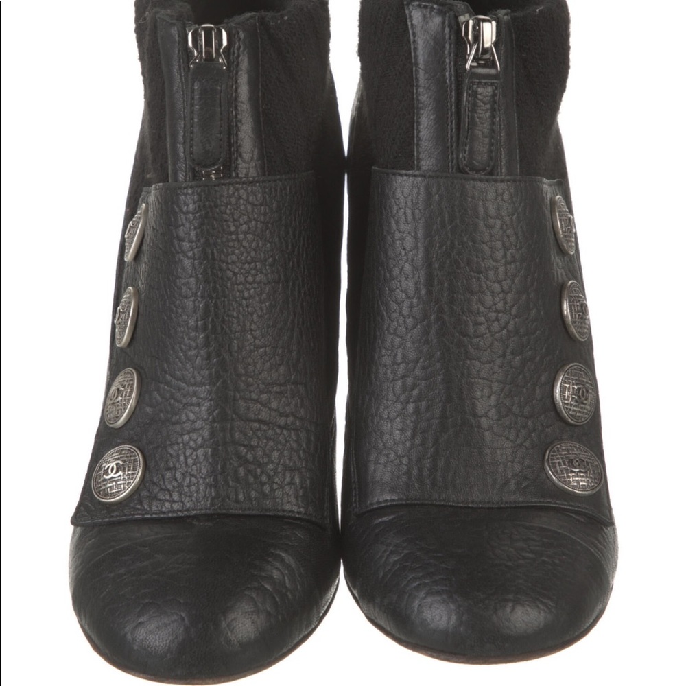 PARIS-edenburgh Chelsea interlocking CC logo boots
